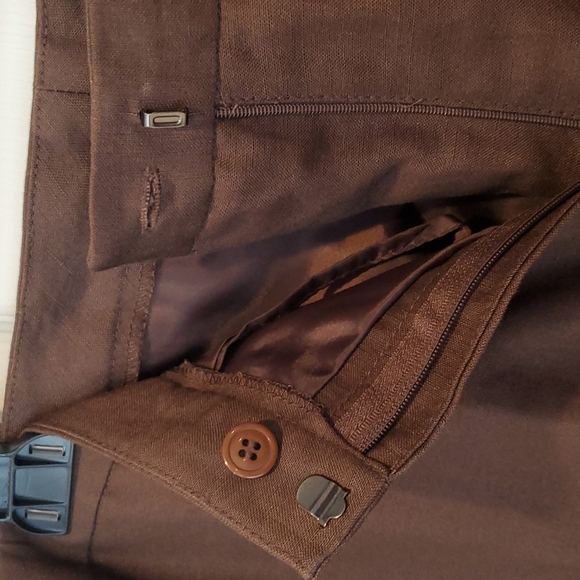 Tahari | Linen Blend Beaded Jacket, Tank, & Pants Set - Picture 13 of 14